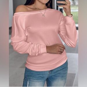Pink Button-Up Women's Top